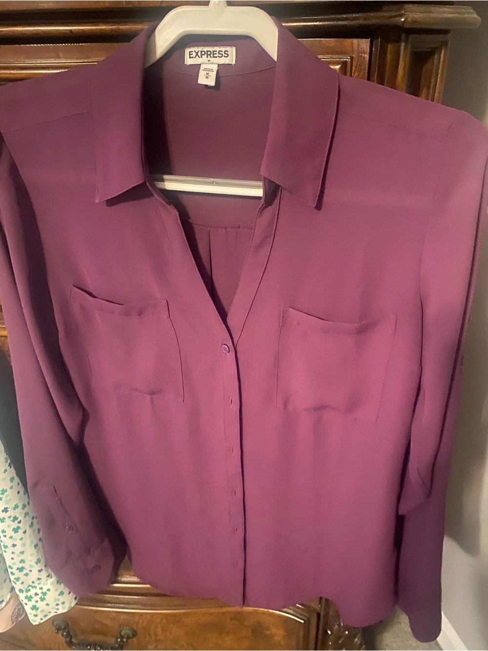 Express purple portofino Blouse